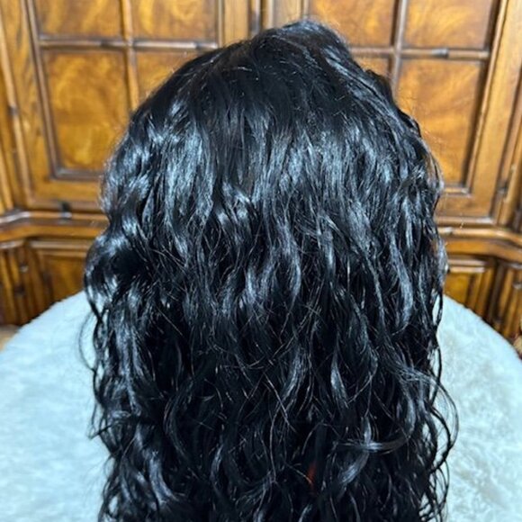It's A Wig Broadway 30" Lace Front Wavy Color 1B Synthetic Wig - Picture 11 of 16
